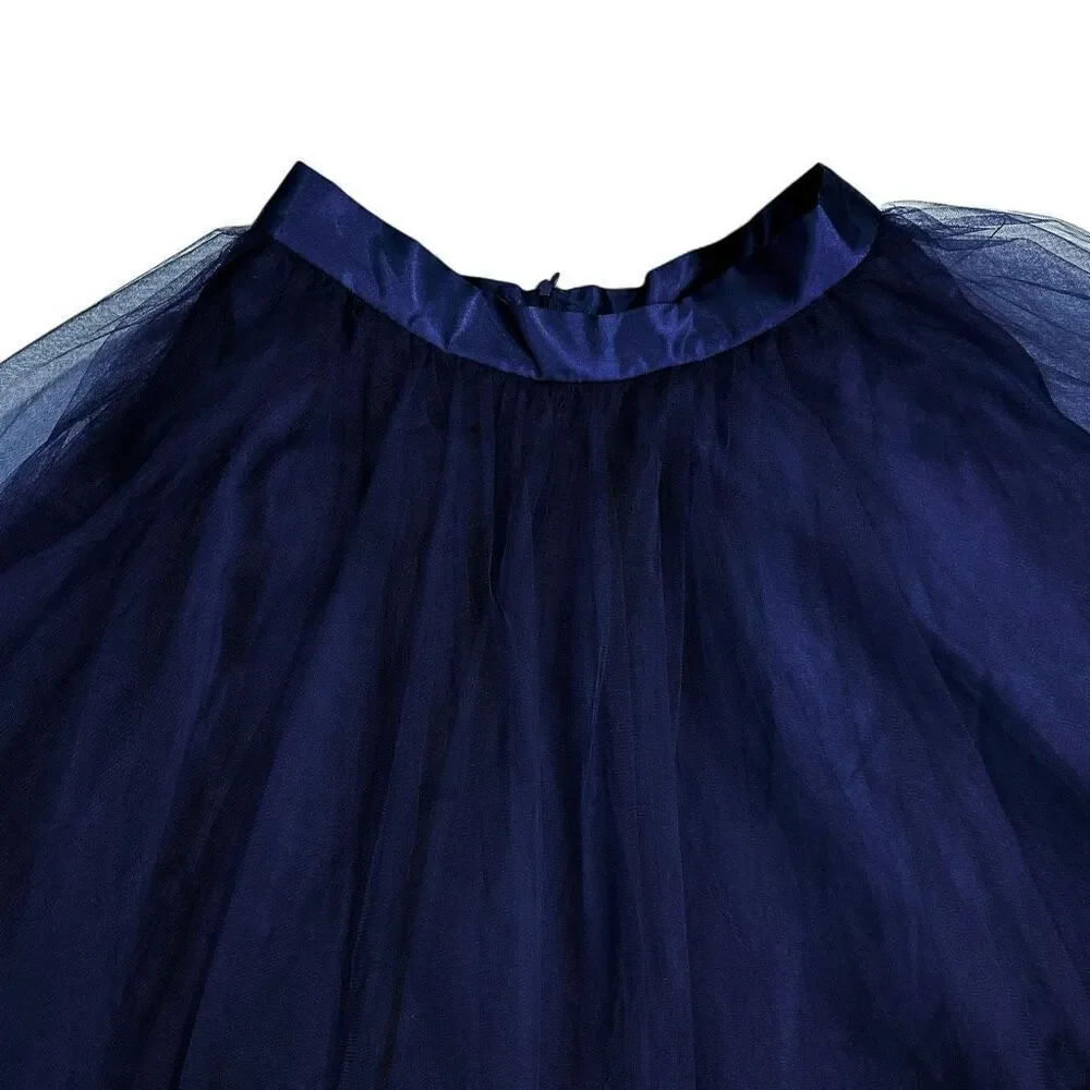 Space 46 Wendy Tulle Skirt XXL fits like M Navy Fairy Ballet Punk Whimsy Party
